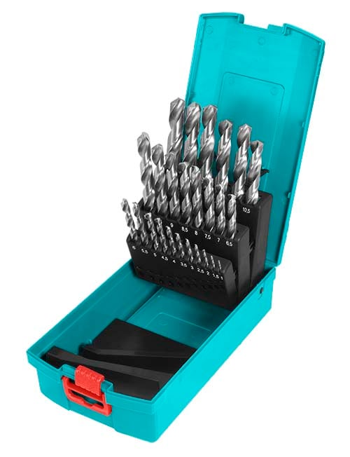 Bộ 25 mũi khoan kim loại hiệu Total TACSD0251