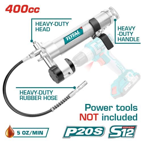 Súng bơm mỡ có giá đỡ hiệu Total TGULI2001