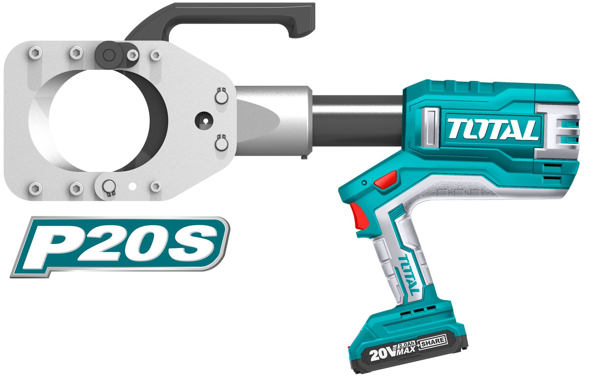 Máy cắt cáp thủy lực dùng pin Lithium-ion hiệu Total TRCLI2002 – 20V