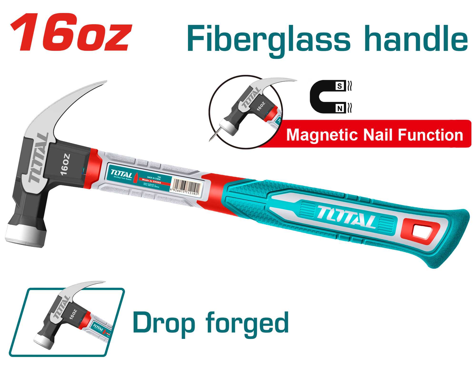 Búa nhổ đinh 450g THCH61016