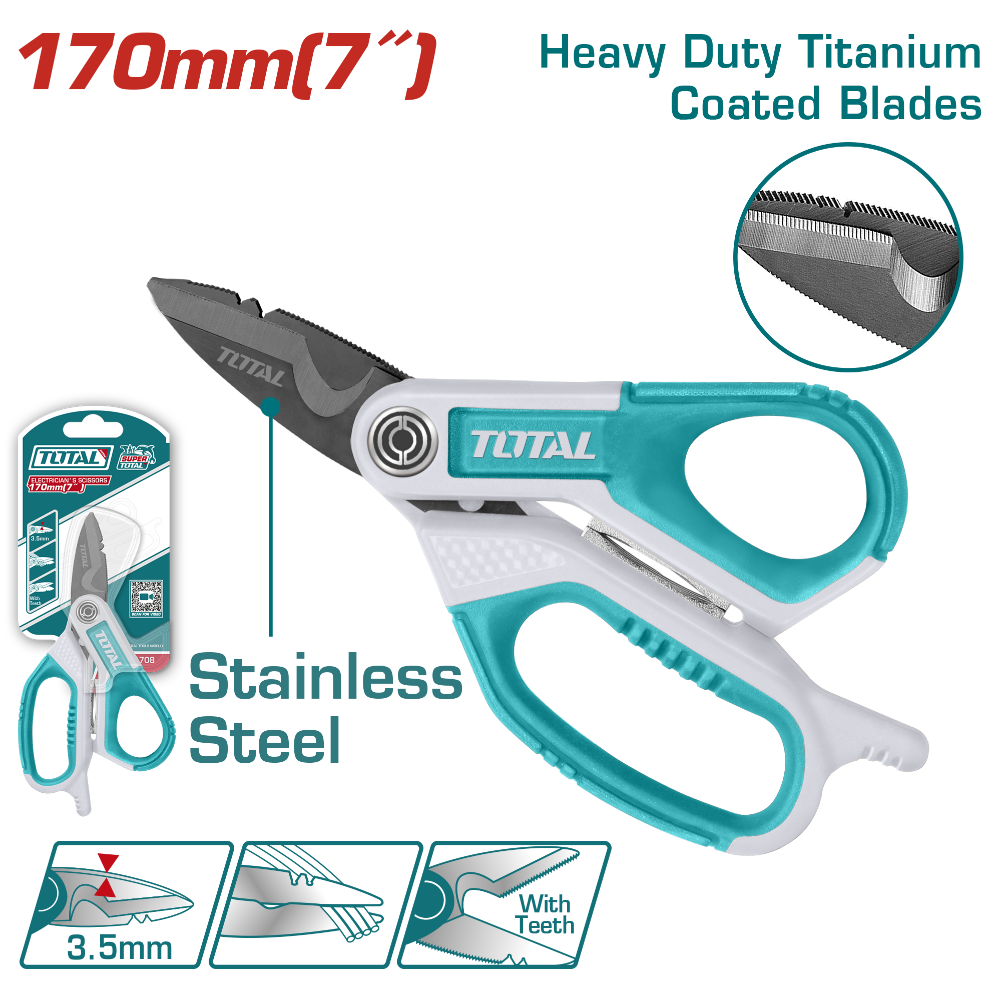 Kéo thợ điện 170mm – THES051708
