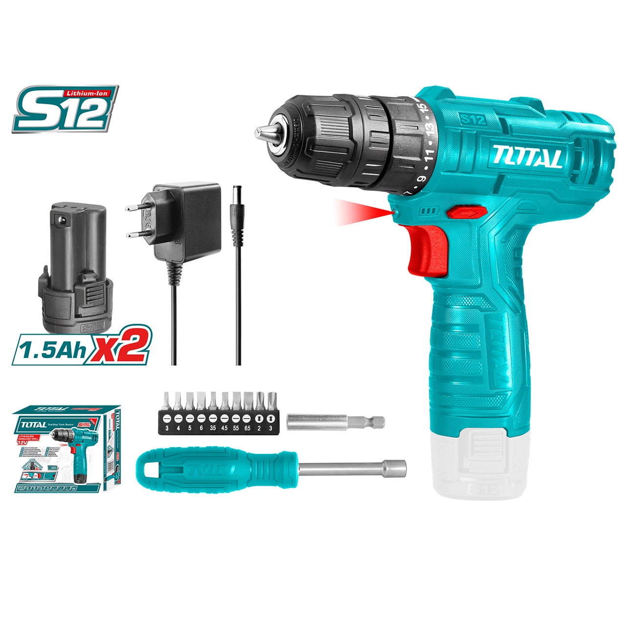 Bộ máy khoan dùng pin 12V