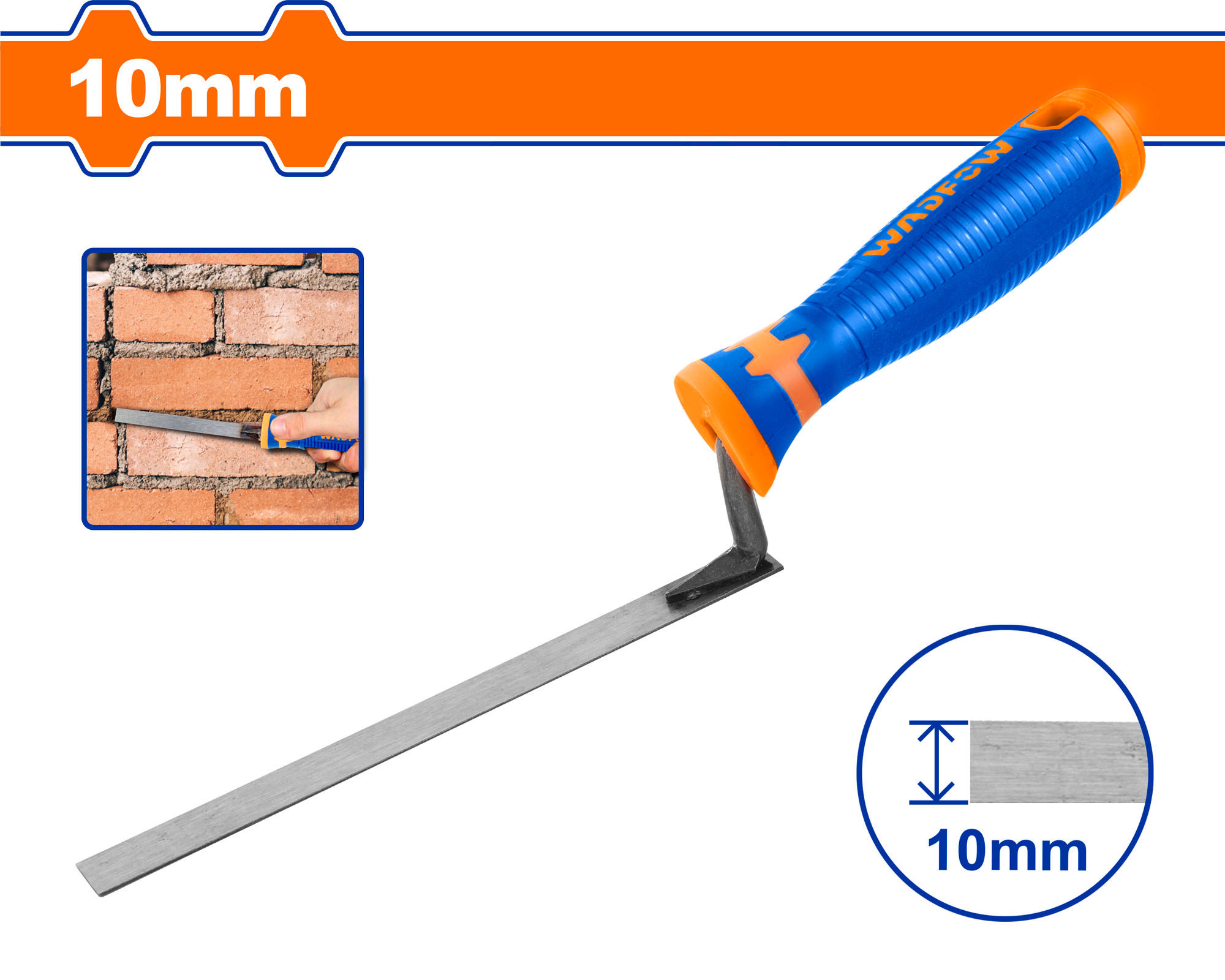 Bay trát vữa khe 10mm