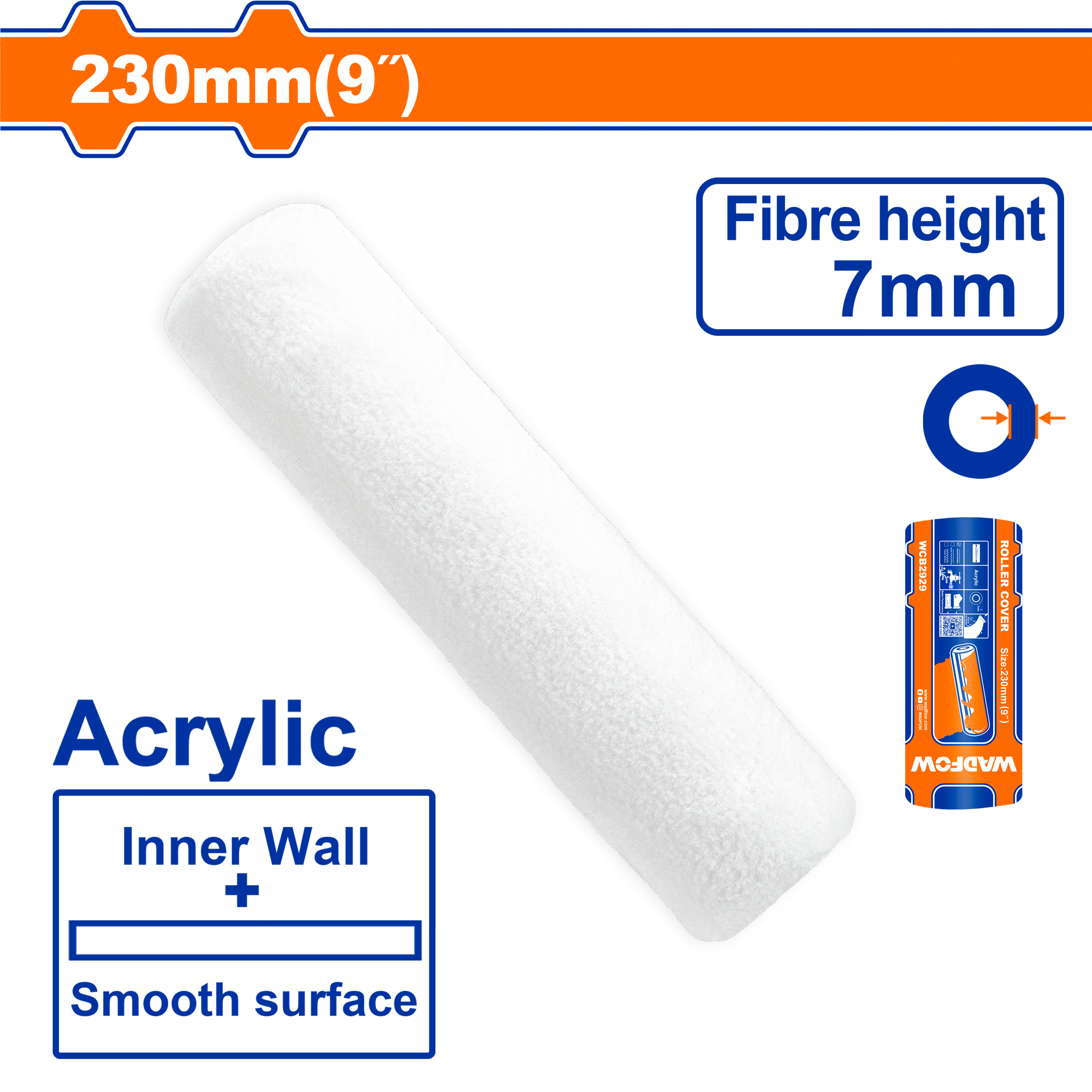 Ống lăn sơn 9″