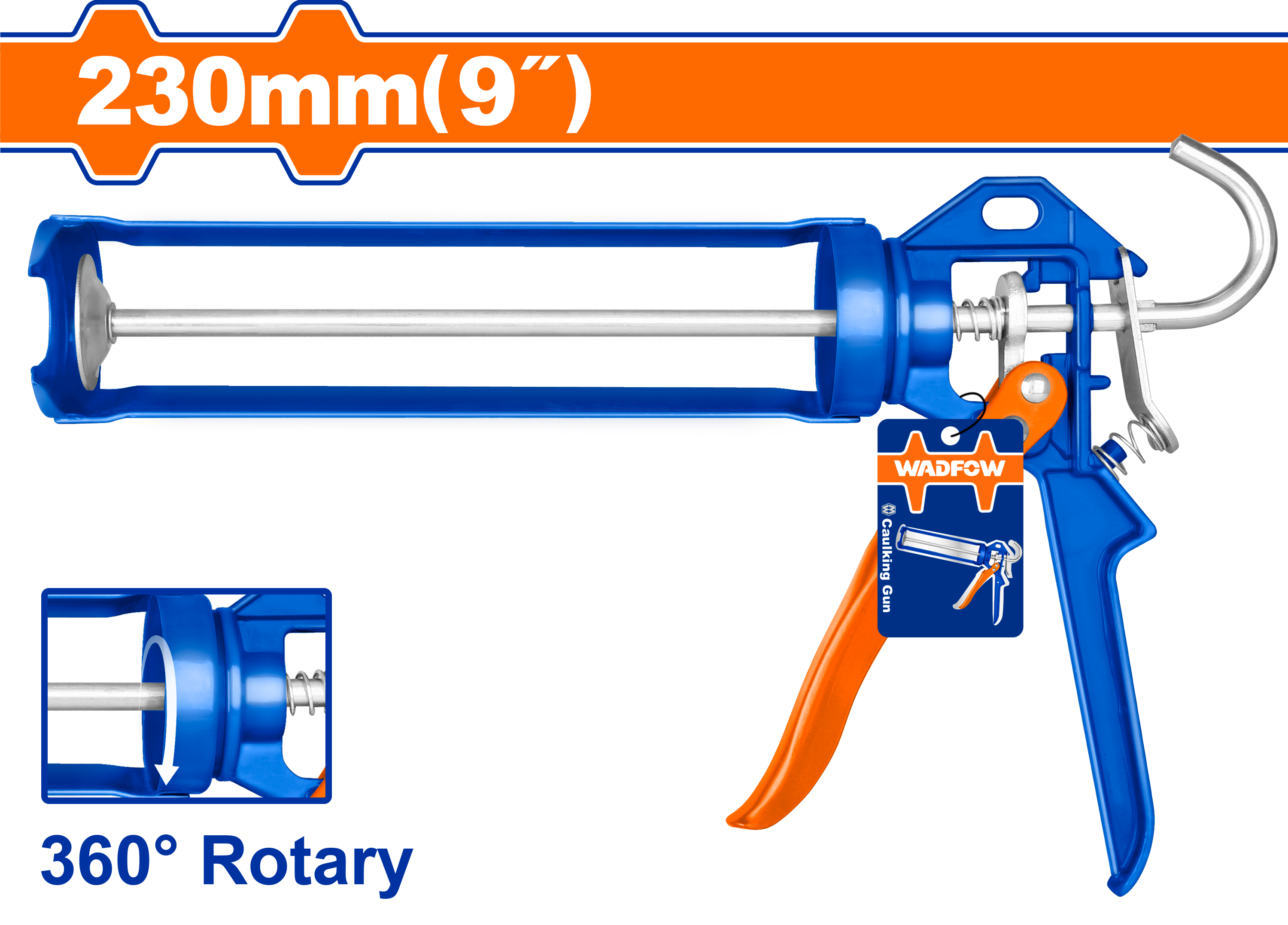 Súng bắn keo silicon 9″