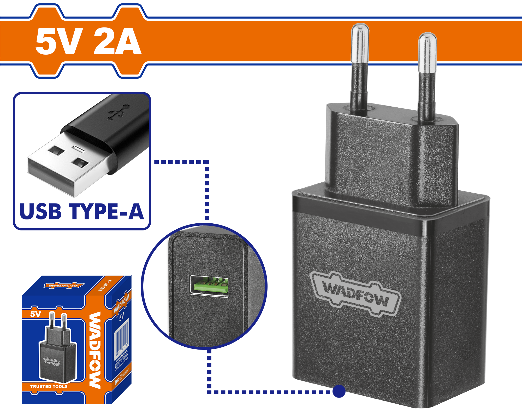 Đầu sạc 5V/2A