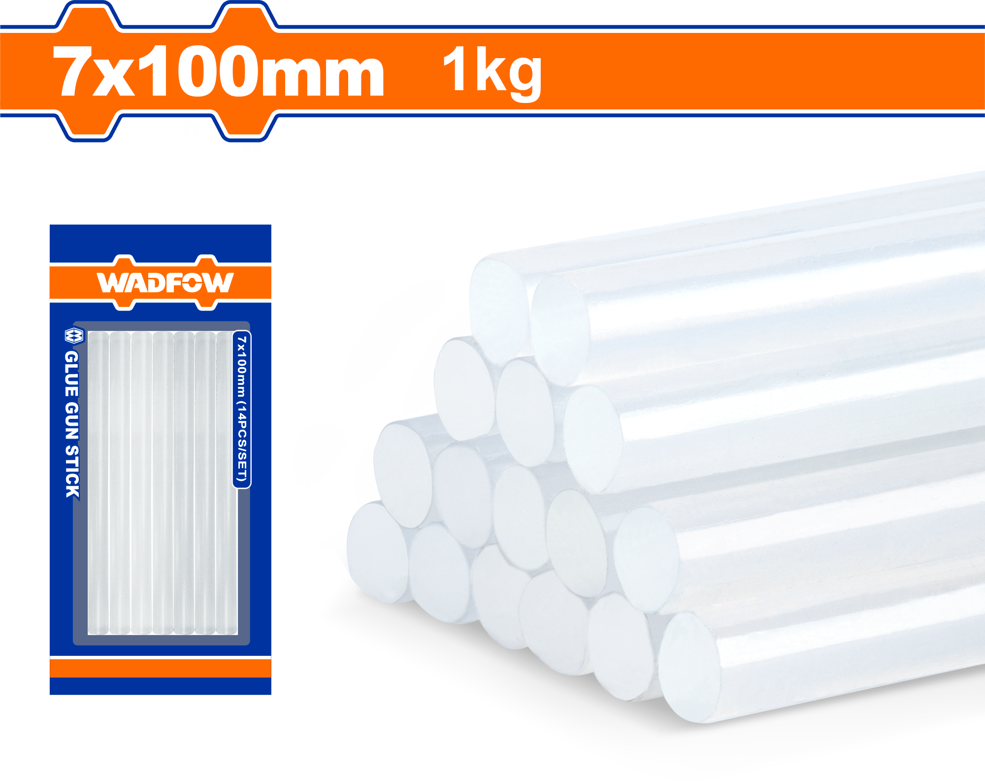 Bộ 1Kg thanh keo nến 7x100mm