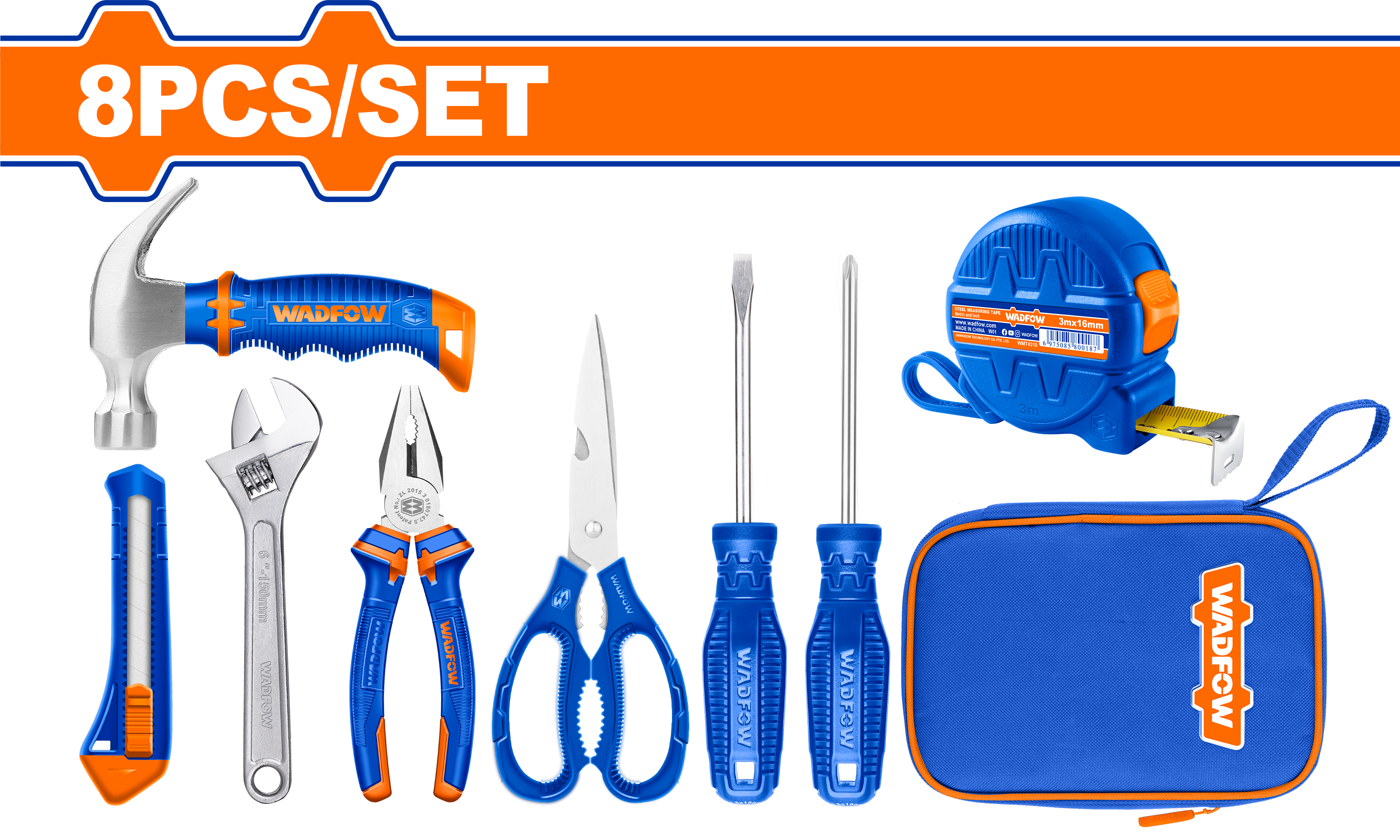 Bộ 8 món dụng cụ cầm tay tiện dụng