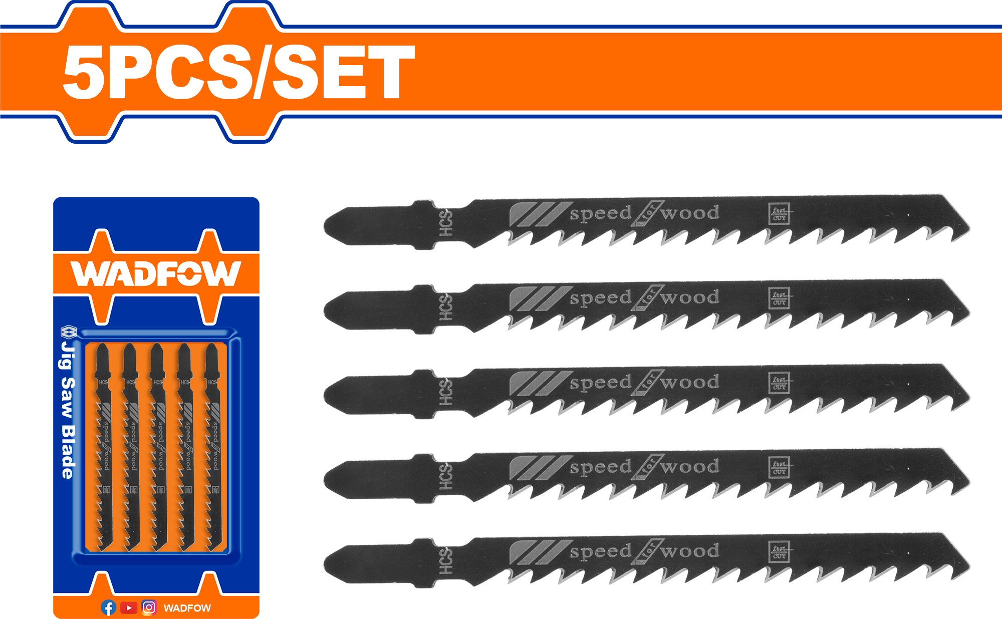 Bộ 6 lưỡi cưa lọng cắt nhanh (cưa gỗ)