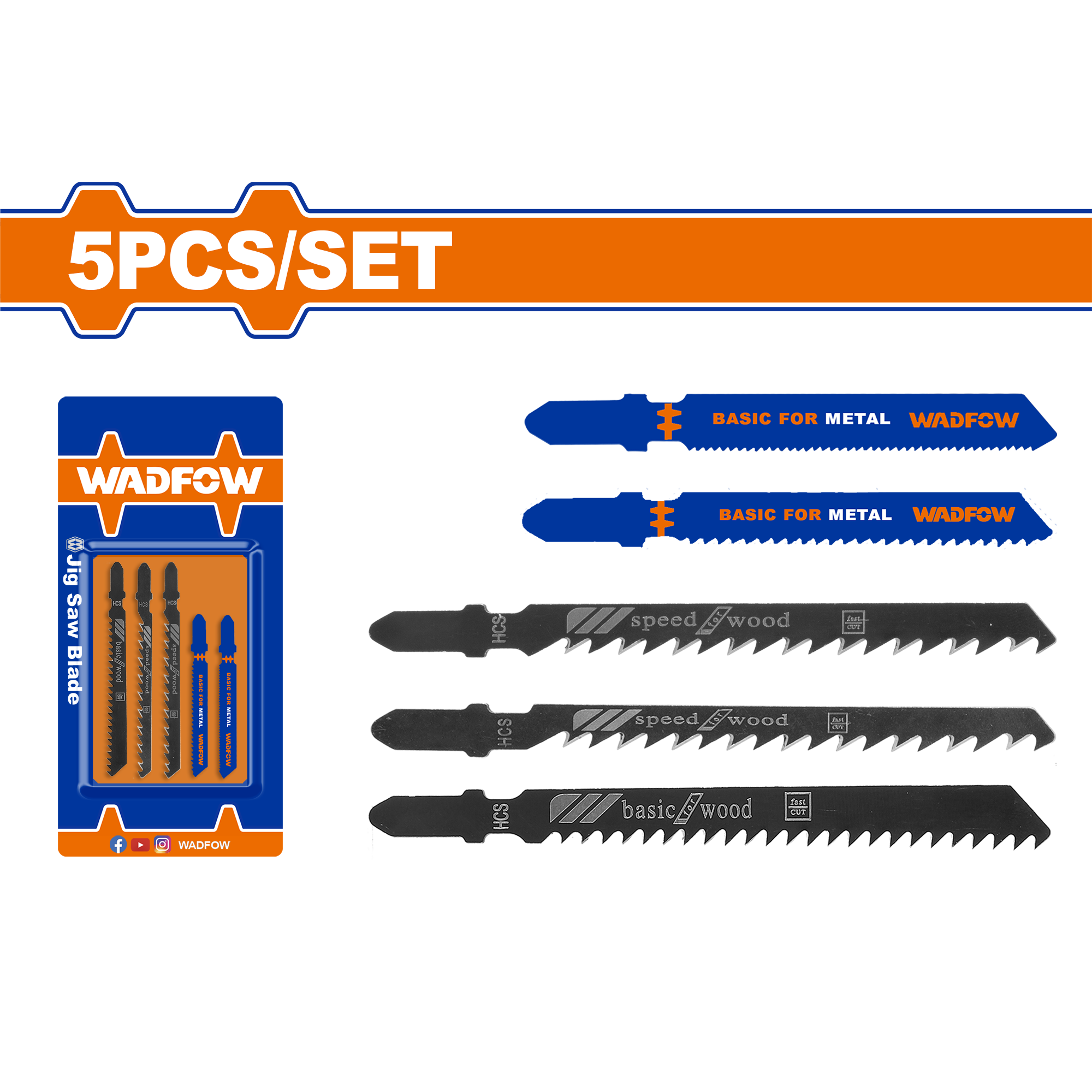 Bộ 5 lưỡi cưa lọng đa năng