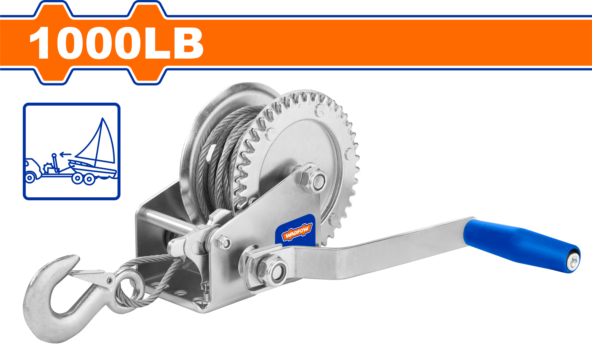 Pá lăng cáp lắc tay 460kg