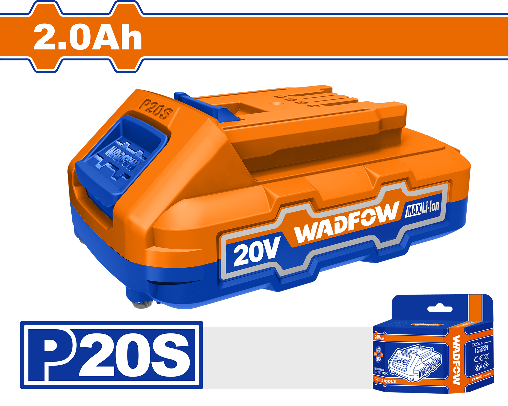 Pin Lithium-Ion 20V/2.0Ah