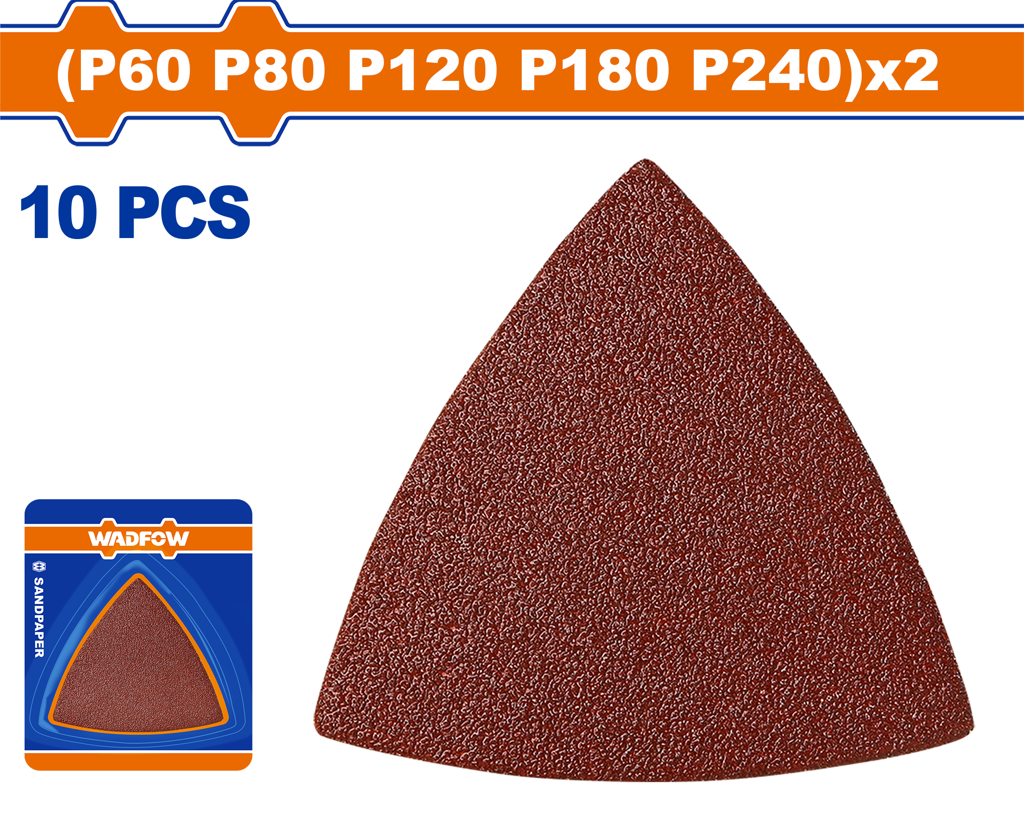 Bộ 10 giấy nhám tam giác (cho máy cắt gọc đa năng)