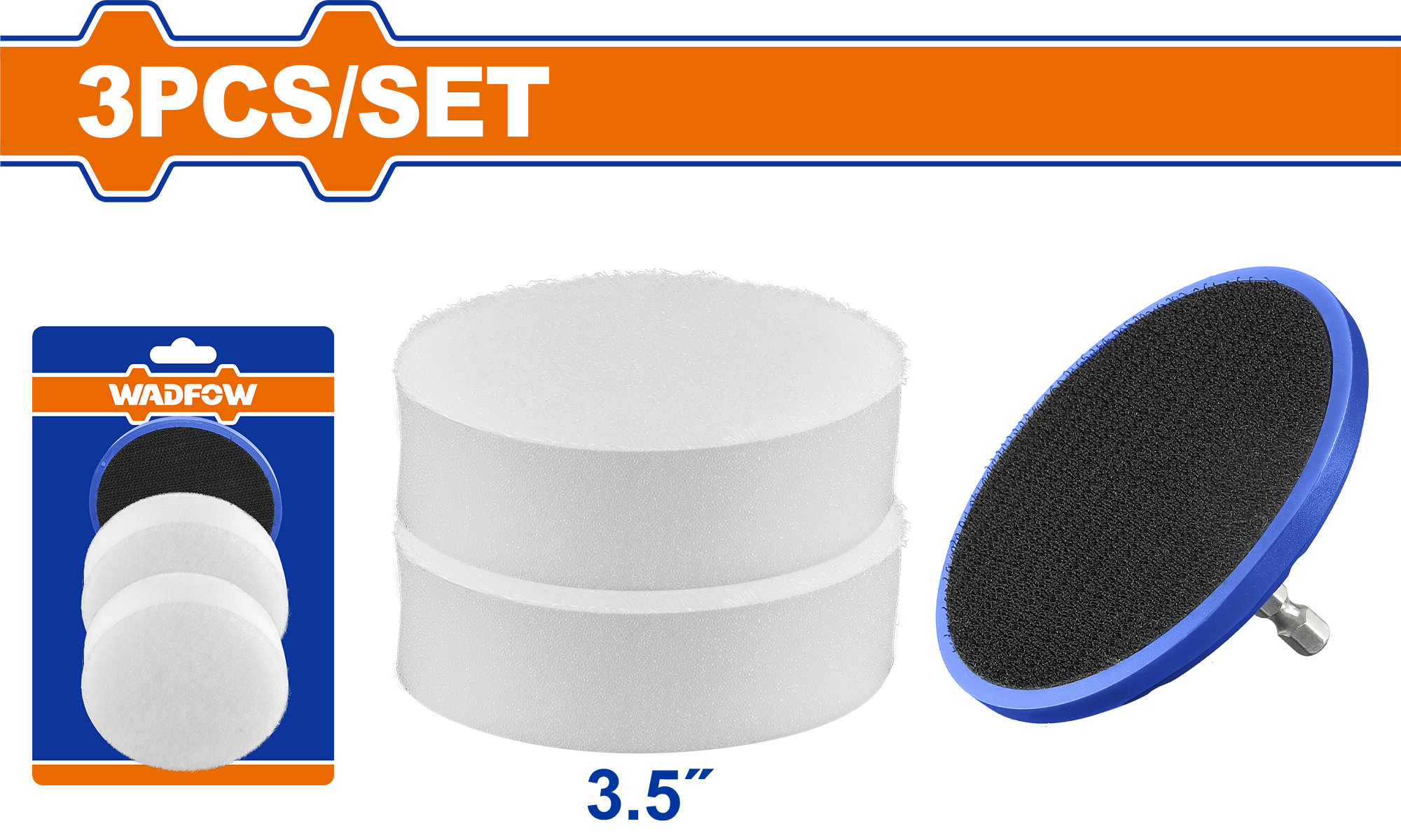 Bộ 3 đế & bọt biển mềm 3.5″