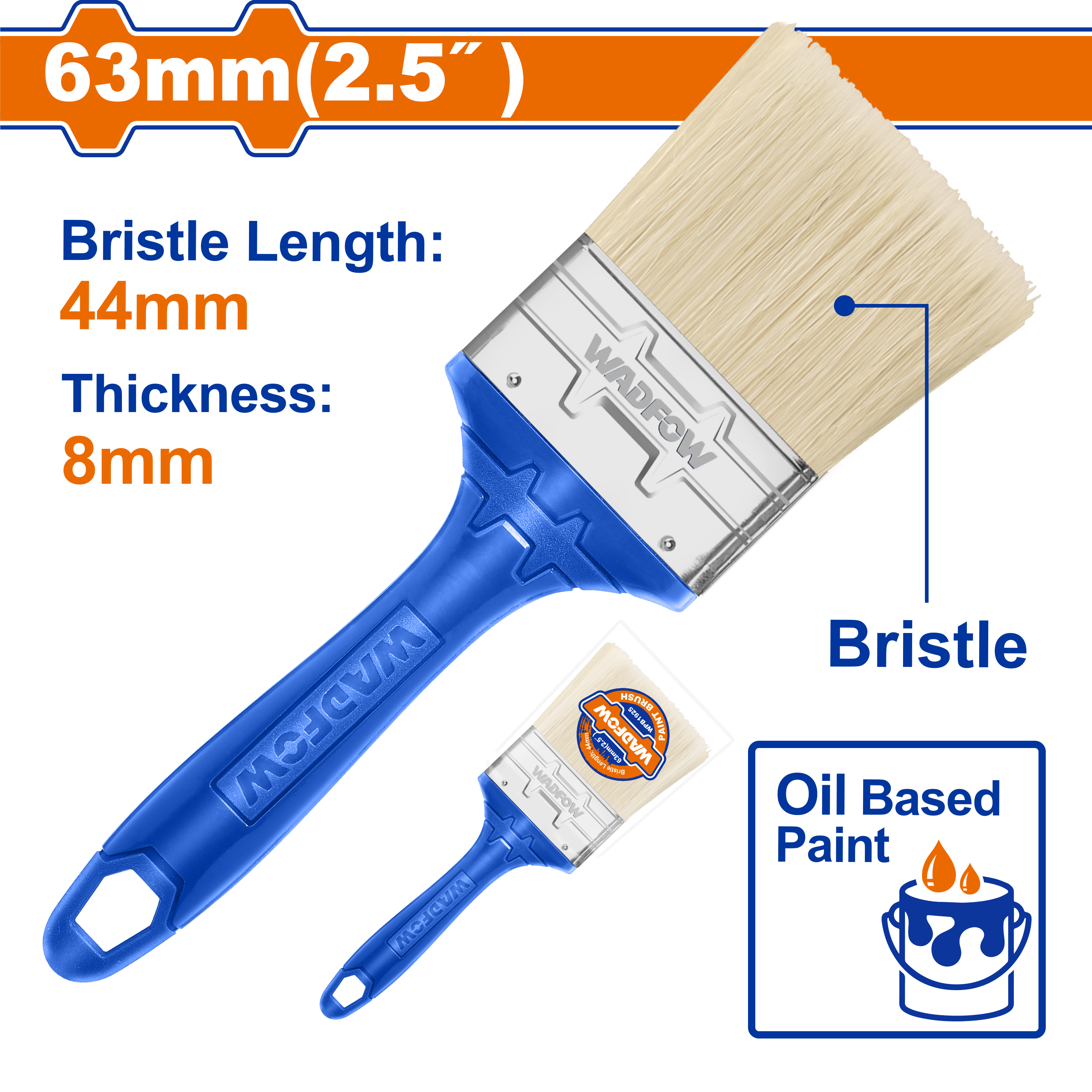 Cọ sơn dầu 63mm(2.5″)