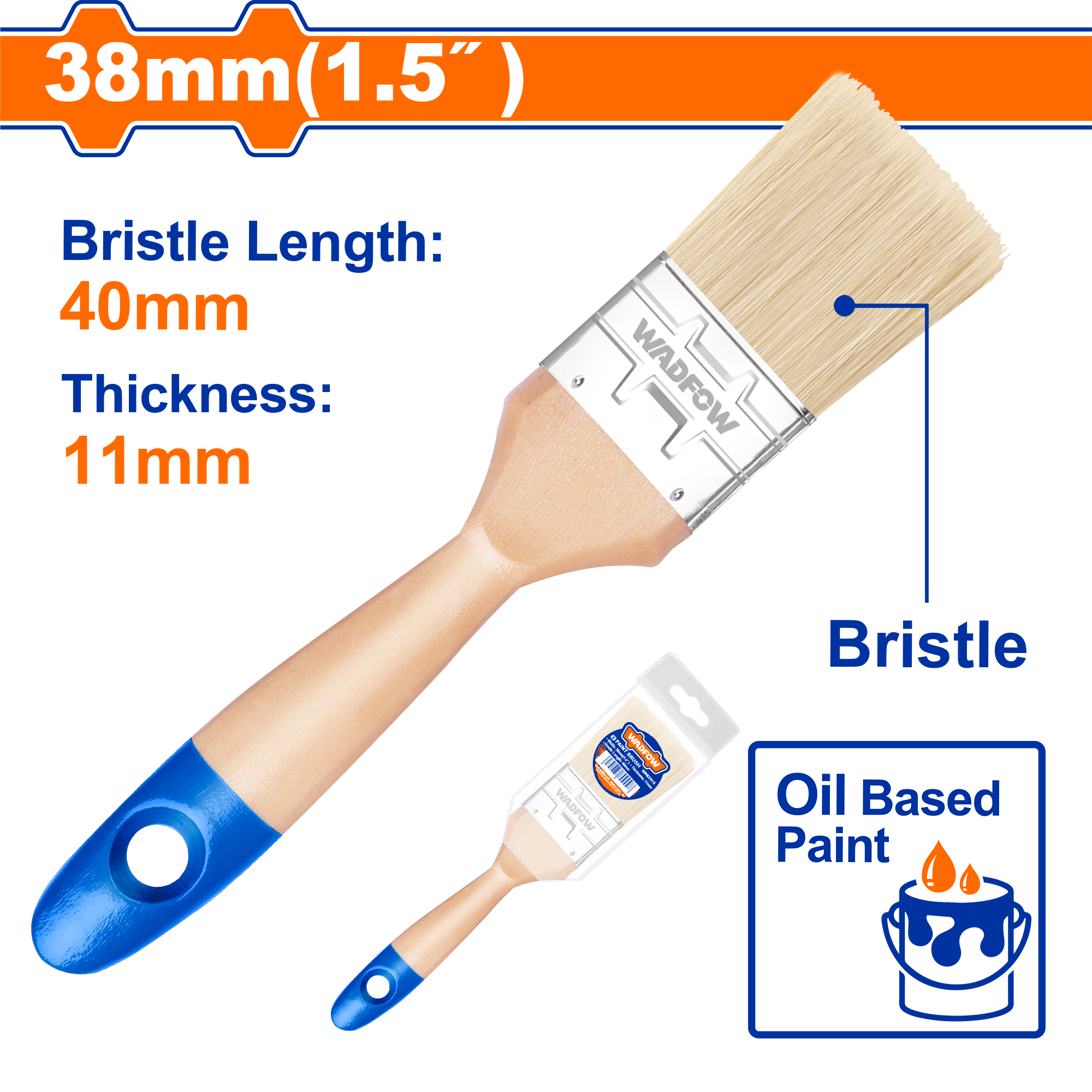 Cọ sơn dầu 1.5″(38mm)