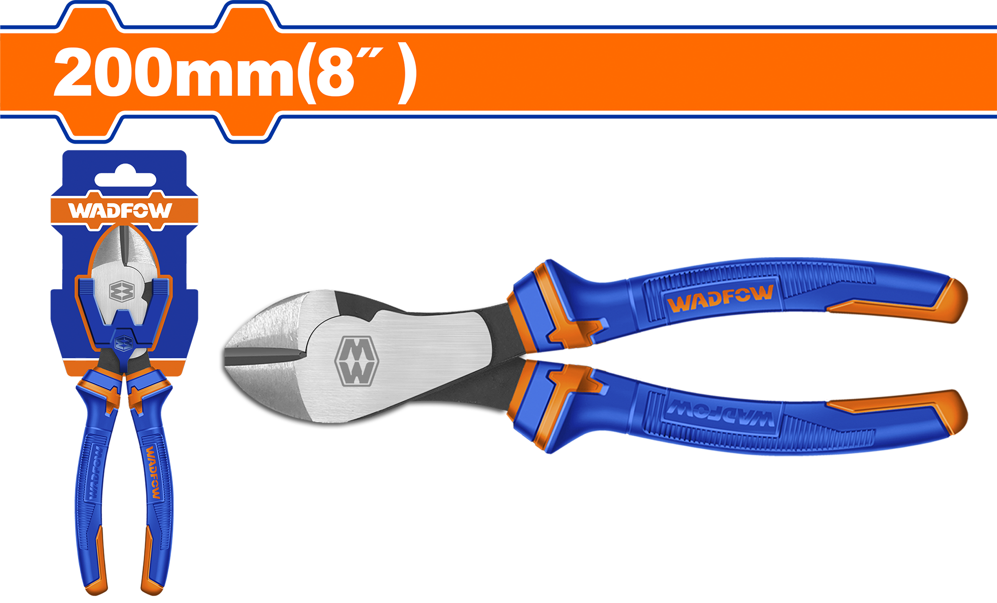 Kềm cắt mũi ngắn đầu nặng 8″