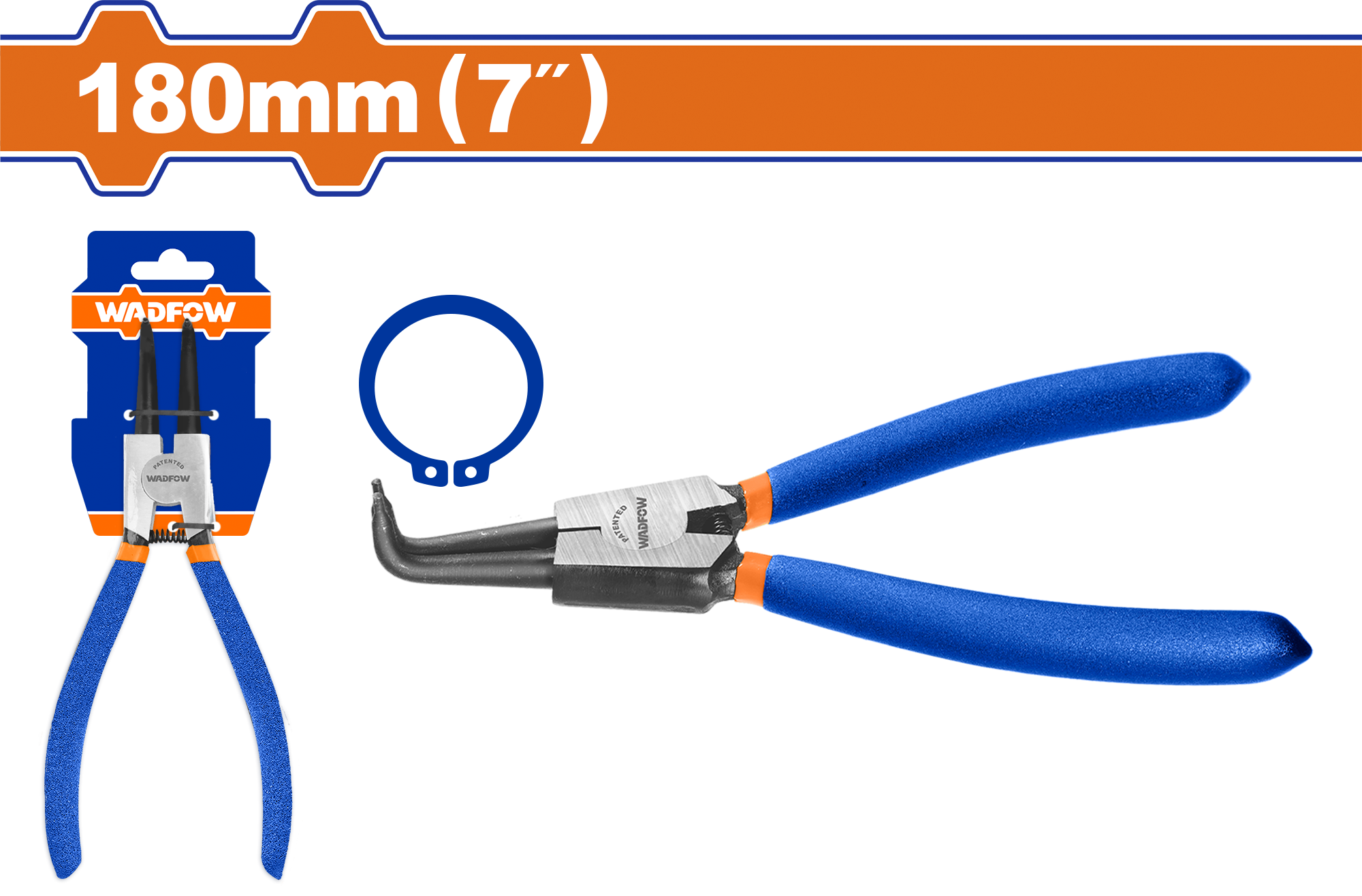 Kềm mở phe mũi cong vòng ngoài 7″