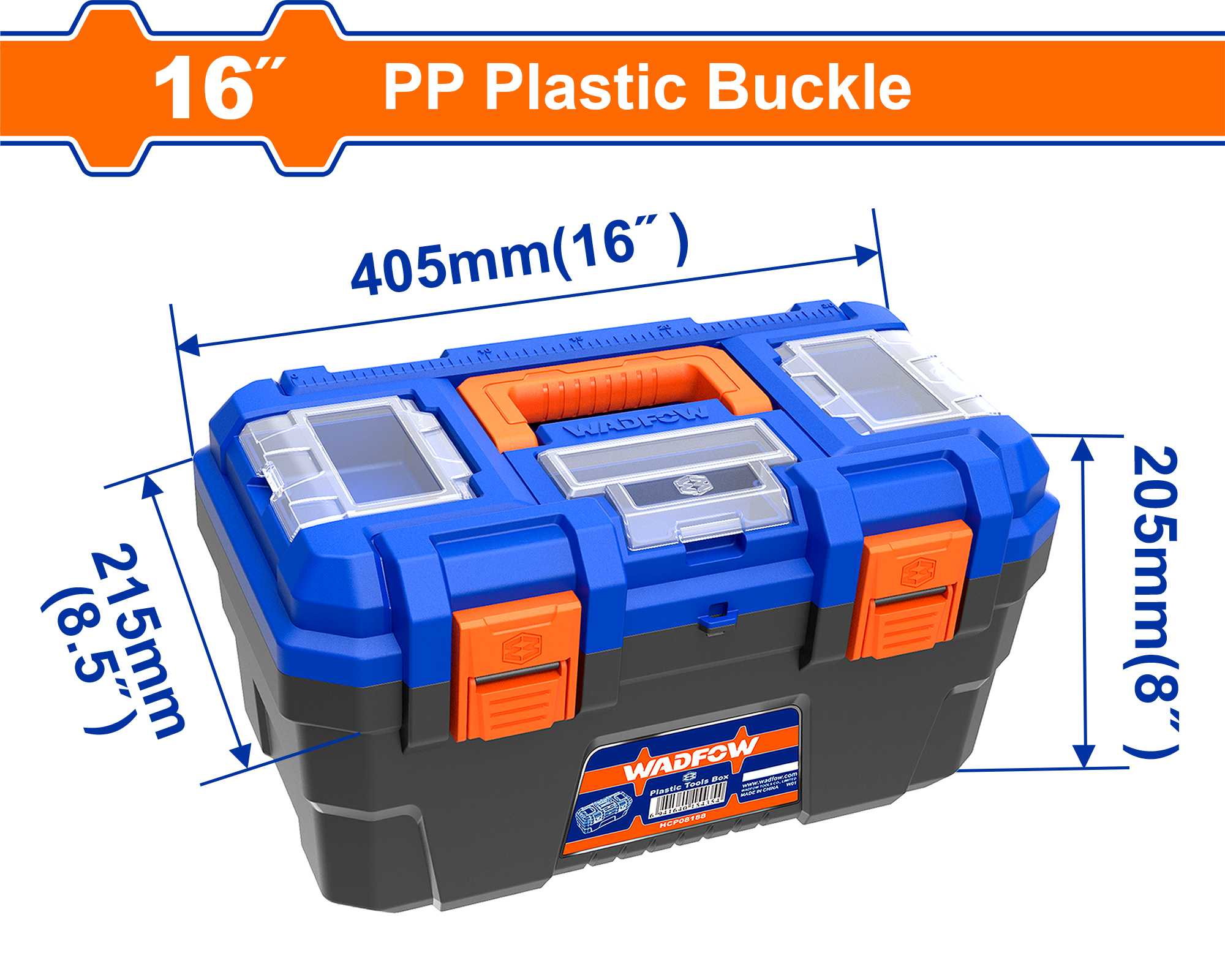 Hộp nhựa đựng dụng cụ 16 “