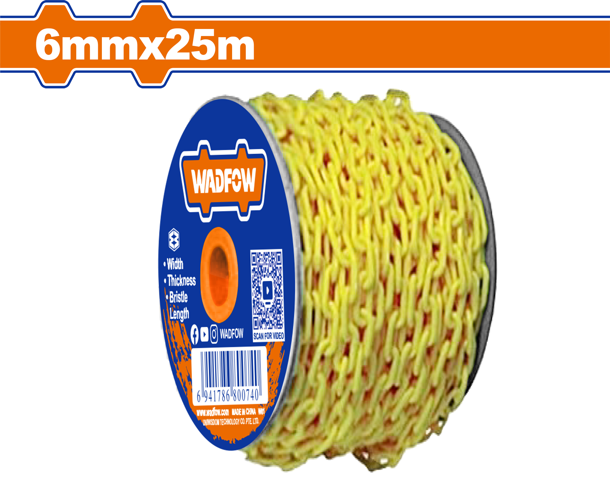 Dây xích nhựa PP 6mmx25m