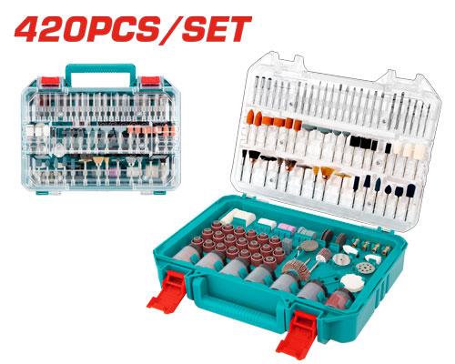 Bộ 420 linh kiện máy mài khuôn hiệu Total TAKMG4208