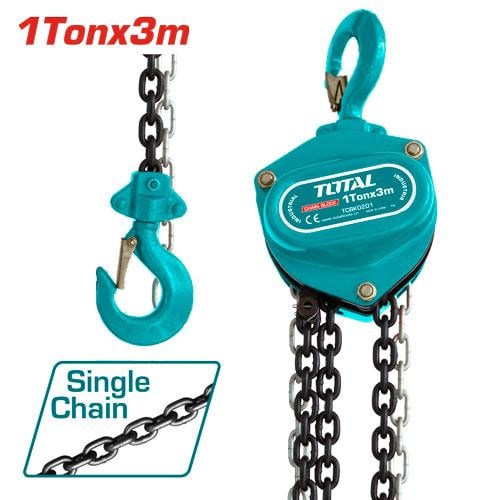 Bá lăng xích 1 tấn  hiệu Total TCBK0201