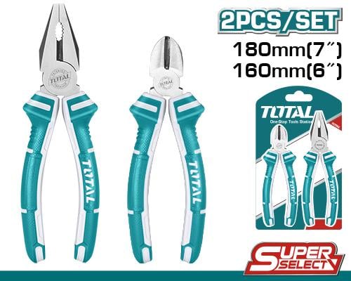 Bộ 2 kềm răng 7 inch và kềm cắt 6 inch