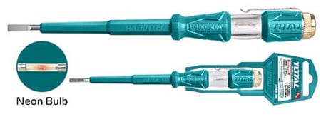 Bút thử điện(3x140mm) hiệu Total THT291408