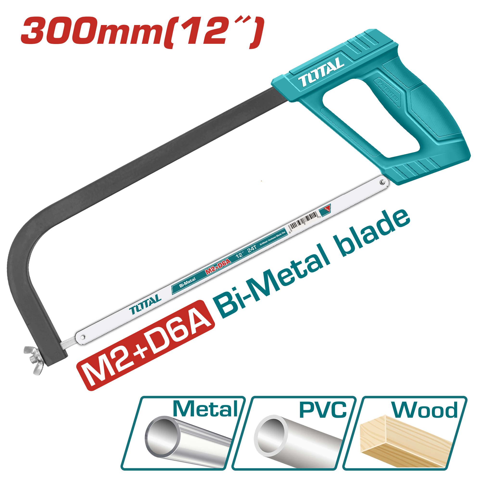 Khung cưa sắt 300mm hiệu Total THT541036