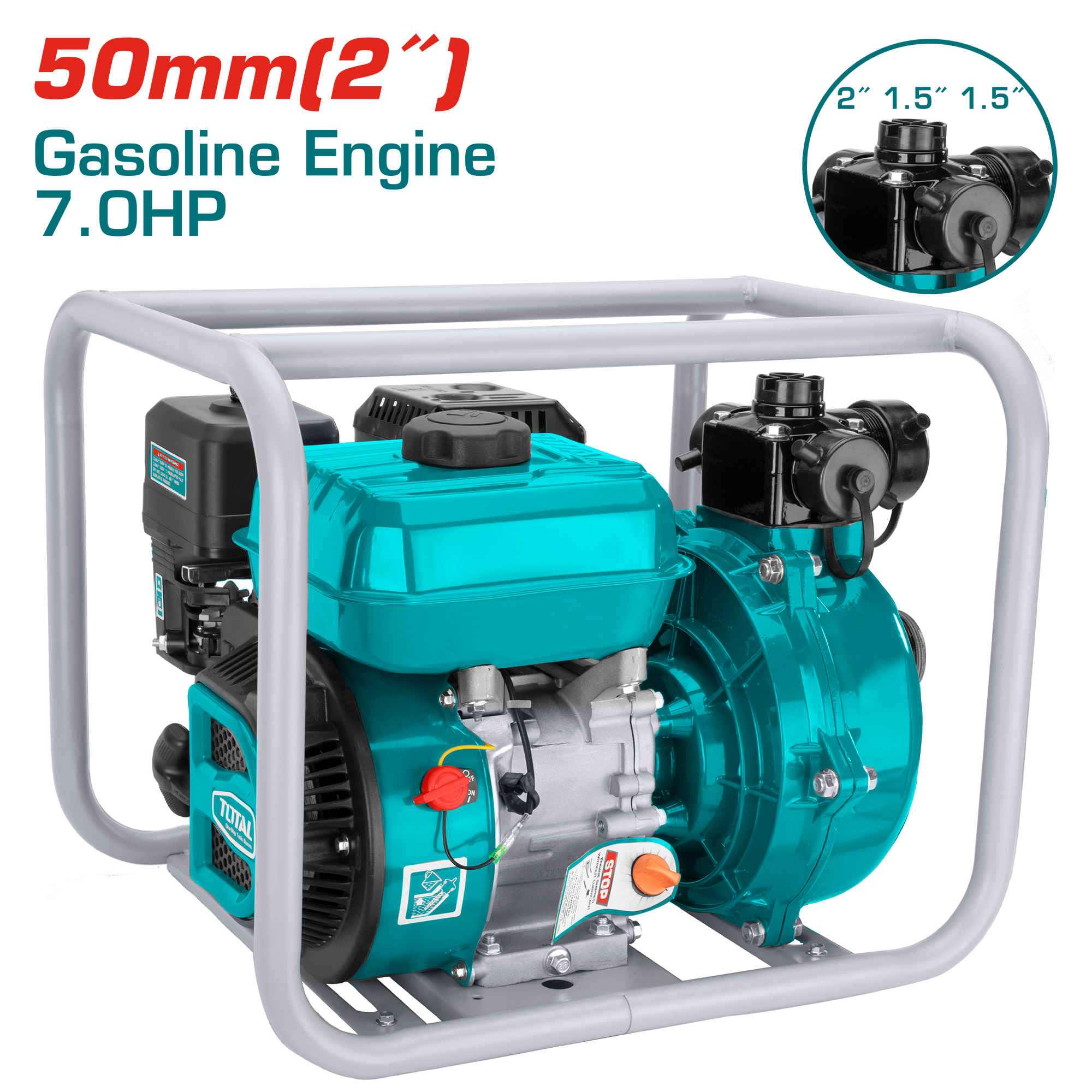 Máy bơm nước áp suất cao dùng xăng 7.5HP hiệu Total TP3201H