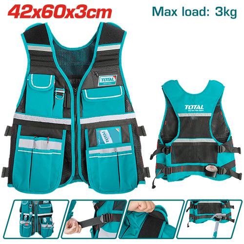 Áo gi lê đựng công cụ hiệu Total TTVT1601