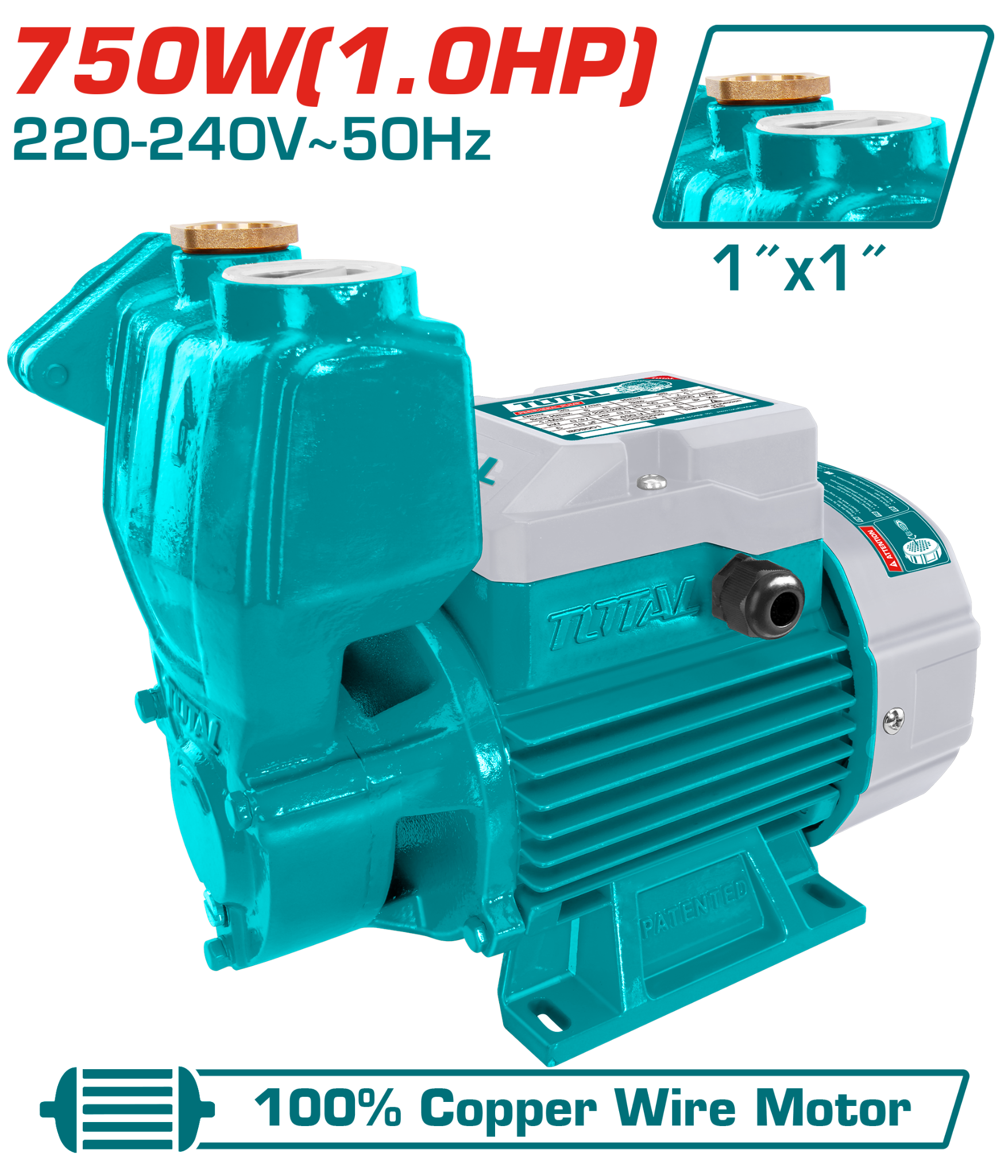 Máy bơm nước 750W