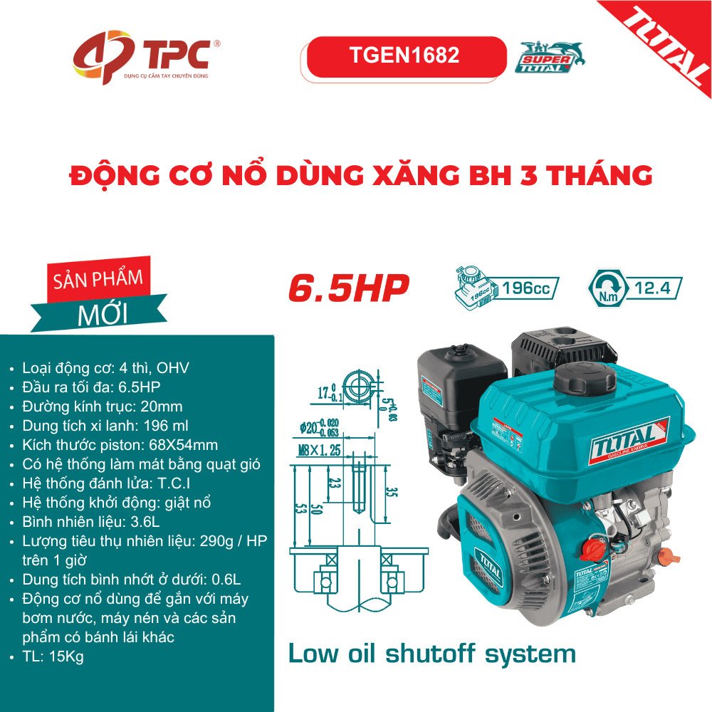 Khám Phá Ứng Dụng Đa Dạng của Máy Nổ Total (Động Cơ Nổ Dùng Xăng)