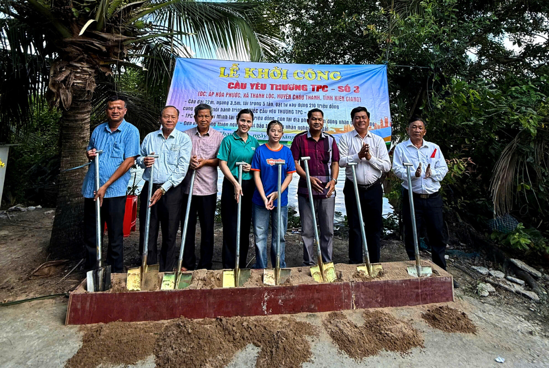 Cầu Yêu Thương Số 3 – Nối Nhịp Ước Mơ Tại Ấp Hòa Phước, Tỉnh Kiên Giang