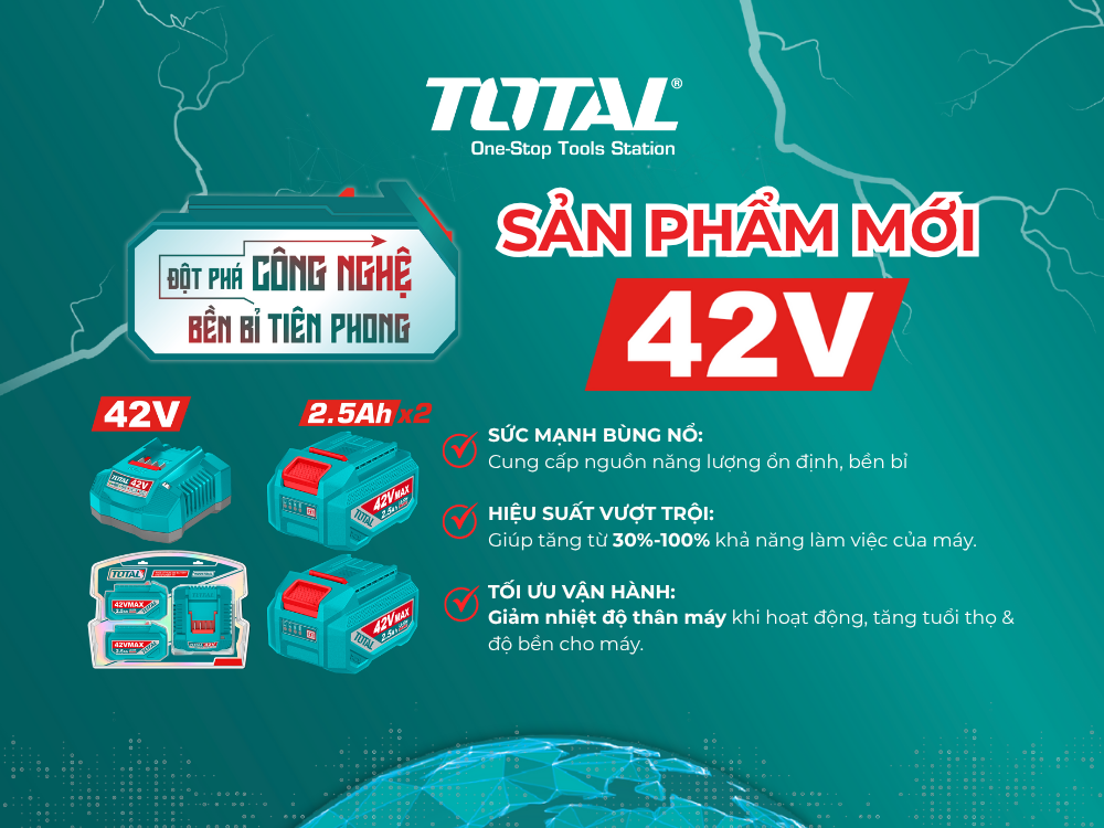 Hội Nghị Total: Lễ Công Bố & Giới Thiệu Sản Phẩm Pin 42V P42M