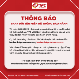 Thau đổi tên miền bảo hành TPC