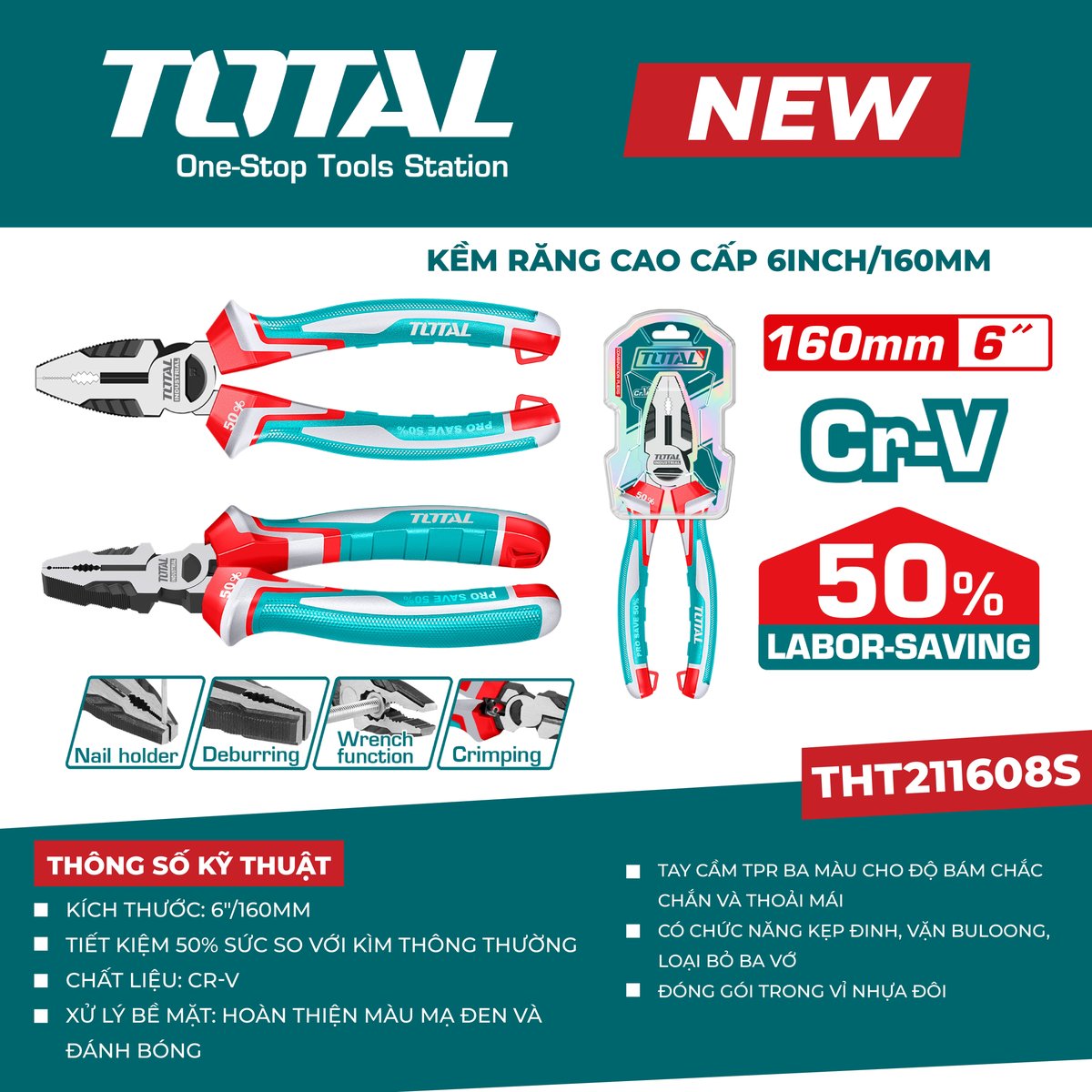 Kềm răng cao cấp 6